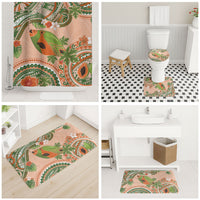 Hawaii Papaya Bathroom Set Cute Cosplay Humuhumu Fish Plumeria Waves DT05 - Polynesian Pride