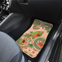 Hawaii Papaya Car Mats Cute Cosplay Humuhumu Fish Plumeria Waves DT05 - Polynesian Pride
