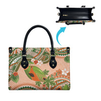 Hawaii Papaya Leather Bag Cute Cosplay Humuhumu Fish Plumeria Waves DT05 - Polynesian Pride