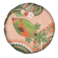 Hawaii Papaya Spare Tire Cover Cute Cosplay Humuhumu Fish Plumeria Waves DT05 - Polynesian Pride