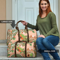 Hawaii Papaya Travel Bag Cute Cosplay Humuhumu Fish Plumeria Waves DT05 - Polynesian Pride