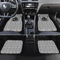 Mabuhay Philippines Festival Car Mats Philippine Eagle Sun Three Stars Barong Pattern DT05 Set 4pcs Gray - Polynesian Pride