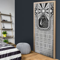 Mabuhay Philippines Festival Door Cover Philippine Eagle Sun Three Stars Barong Pattern DT05 - Polynesian Pride