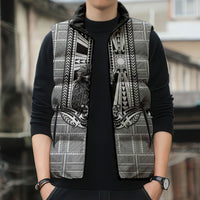 Mabuhay Philippines Festival Sleeveless Puffer Jacket Philippine Eagle Sun Three Stars Barong Pattern DT05 - Polynesian Pride