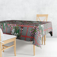 Red Binakol Motifs With Jasminum Sambac Tablecloth Mabuhay Philippines Festival DT05 - Polynesian Pride