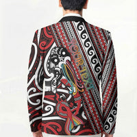 Personalised Maori Language Week Blazer Ake Ake Ake Tribal Patterns