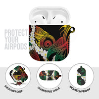 Piko Hawaiian AirPods Case Gradient Spiral Plumeria Tribal Patterns