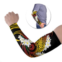 Piko Hawaiian Arm Sleeves Gradient Spiral Plumeria Tribal Patterns