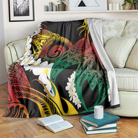 Piko Hawaiian Blanket Gradient Spiral Plumeria Tribal Patterns