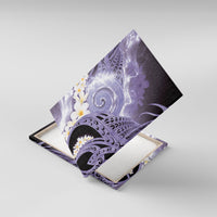 Piko Hawaiian Canvas Wall Art Purple Galaxy Spiral Plumeria Tribal Patterns