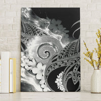 Piko Hawaiian Canvas Wall Art Monochrome Galaxy Spiral Plumeria Tribal Patterns
