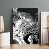 Piko Hawaiian Canvas Wall Art Monochrome Galaxy Spiral Plumeria Tribal Patterns