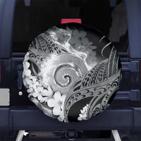 Piko Hawaiian Spare Tire Cover Monochrome Galaxy Spiral Plumeria Tribal Patterns