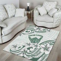 Aloha Hawaii Shaka Area Rug Hang Loose Mint Version - Polynesian Pride