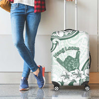Aloha Hawaii Shaka Luggage Cover Hang Loose Mint Version - Polynesian Pride