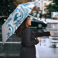 Aloha Hawaii Shaka Umbrella Hang Loose Blue Version - Polynesian Pride