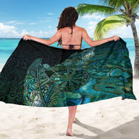 New Zealand Dart Sarong Maori Fern With Paua Shell DT05 - Polynesian Pride