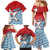 West Papua Morning Star Family Matching Mermaid Dress and Hawaiian Shirt One People One Soul DT05 - Polynesian Pride