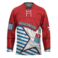 West Papua Morning Star Hockey Jersey One People One Soul - Polynesian Pride