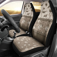 Hawaii Christmas In July Car Seat Cover Beige Mele Kalikimaka Sea Animals