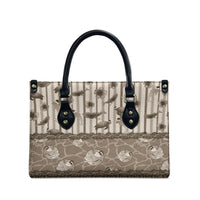 Hawaii Christmas In July Leather Bag Beige Mele Kalikimaka Sea Animals DT05 - Polynesian Pride
