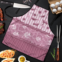 Hawaii Christmas In July Apron Dusty Pink Mele Kalikimaka Sea Animals