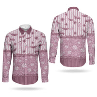 Hawaii Christmas In July Couples Matching Tank Maxi Dress and Long Sleeve Button Shirt Dusty Pink Mele Kalikimaka Sea Animals DT05 - Polynesian Pride