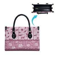 Hawaii Christmas In July Leather Bag Dusty Pink Mele Kalikimaka Sea Animals DT05 - Polynesian Pride