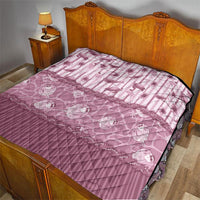Hawaii Christmas In July Quilt Dusty Pink Mele Kalikimaka Sea Animals DT05 - Polynesian Pride