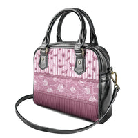 Hawaii Christmas In July Shoulder Handbag Dusty Pink Mele Kalikimaka Sea Animals