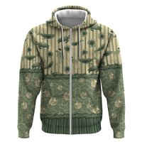 Hawaii Christmas In July Hoodie Olive Green Mele Kalikimaka Sea Animals