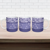 Hawaii Christmas In July Ceramic Mug Amethyst Purple Mele Kalikimaka Sea Animals DT05 - Polynesian Pride