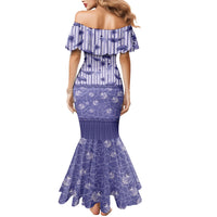 Hawaii Christmas In July Mermaid Dress Amethyst Purple Mele Kalikimaka Sea Animals DT05 - Polynesian Pride