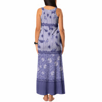 Hawaii Christmas In July Tank Maxi Dress Amethyst Purple Mele Kalikimaka Sea Animals DT05 - Polynesian Pride