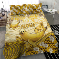 Hawaii Banana Seal Bedding Set Ilio Holo I Ka Uaua Aloha