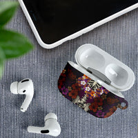Hawaii Halloween AirPods Case Skeleton Bones Flower Lei Tropical Floral DT05 - Polynesian Pride