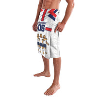 Custom England Football Lavalava Three Lions Trophy St George Cross