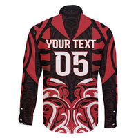 Custom Aotearoa Ngapuhi Family Matching Long Sleeve Bodycon Dress and Hawaiian Shirt Maori Pattern New Zealand - Polynesian Pride