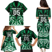 Custom Aotearoa Ngai Tahu Family Matching Puletasi and Hawaiian Shirt Maori Pattern New Zealand DT05 - Polynesian Pride
