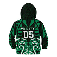 Custom Aotearoa Ngai Tahu Kid Hoodie Maori Pattern New Zealand - Polynesian Pride