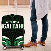 Aotearoa Ngai Tahu Luggage Cover Maori Pattern New Zealand DT05 Green - Polynesian Pride