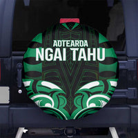 Aotearoa Ngai Tahu Spare Tire Cover Maori Pattern New Zealand DT05 No hole Green - Polynesian Pride