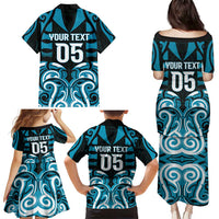 Custom Aotearoa Ngati Porou Family Matching Puletasi and Hawaiian Shirt Maori Pattern New Zealand DT05 - Polynesian Pride