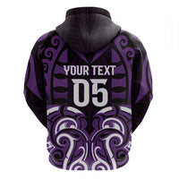 Custom Aotearoa Rangitane Hoodie Maori Pattern New Zealand - Polynesian Pride