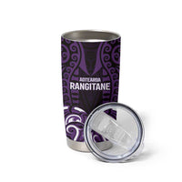 Custom Aotearoa Rangitane Tumbler Cup Maori Pattern New Zealand - Polynesian Pride