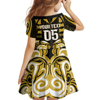 Custom Aotearoa Taranaki Family Matching Tank Maxi Dress and Hawaiian Shirt Maori Pattern New Zealand DT05 - Polynesian Pride