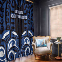 Aotearoa Ngati Tuwharetoa Window Curtain Maori Pattern New Zealand DT05 - Polynesian Pride