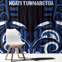 Aotearoa Ngati Tuwharetoa Window Curtain Maori Pattern New Zealand DT05 - Polynesian Pride