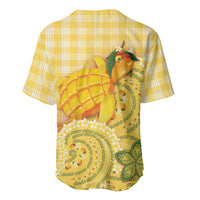 Hawaii Palaka Baseball Jersey Cute Ripe Mango Turtle On The Waves