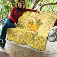 Hawaii Palaka Quilt Cute Ripe Mango Turtle On The Waves